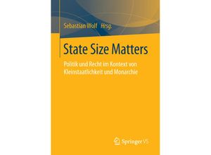 9783658077242 - State Size Matters Kartoniert (TB)