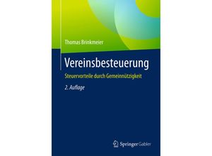 9783658080297 - Vereinsbesteuerung - Thomas Brinkmeier Kartoniert (TB)