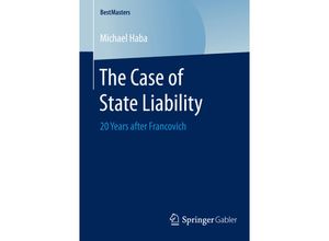 9783658080792 - BestMasters   The Case of State Liability - Michael Haba Kartoniert (TB)