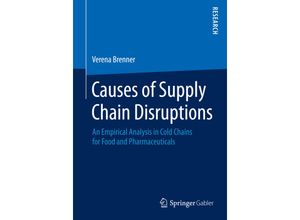 9783658086619 - Causes of Supply Chain Disruptions - Verena Brenner Kartoniert (TB)