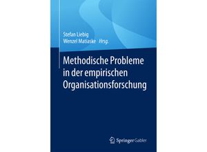 9783658087128 - Methodische Probleme in der empirischen Organisationsforschung Kartoniert (TB)