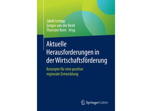 9783658089597 - Aktuelle Herausforderungen in der Wirtschaftsförderung Kartoniert (TB)