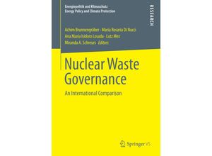 9783658089610 - Energiepolitik und Klimaschutz Energy Policy and Climate Protection   Nuclear Waste Governance Kartoniert (TB)