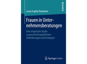 9783658090319 - Frauen in Unternehmensberatungen - Laura Sophie Dornheim Kartoniert (TB)