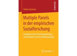 9783658093426 - Multiple Panels in der empirischen Sozialforschung - Tobias Gummer Kartoniert (TB)