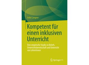 9783658094546 - Kompetent für einen inklusiven Unterricht - Anke Langner Kartoniert (TB)