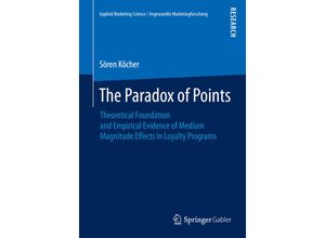 9783658095420 - Angewandte Marketingforschung   The Paradox of Points - Sören Köcher Kartoniert (TB)