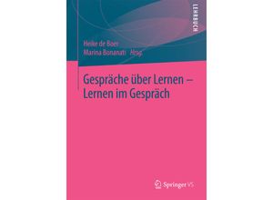 9783658096953 - Gespräche über Lernen - Lernen im Gespräch Kartoniert (TB)