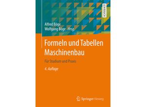 9783658098162 - Formeln und Tabellen Maschinenbau Kartoniert (TB)