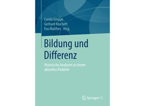 9783658100025 - Bildung und Differenz Kartoniert (TB)