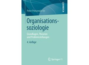 9783658100162 - Organisationssoziologie - Peter Preisendörfer Kartoniert (TB)