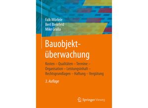 9783658100384 - Bauobjektüberwachung - Falk Würfele Bert Bielefeld Mike Gralla Kartoniert (TB)