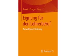 9783658100407 - Eignung für den Lehrerberuf Kartoniert (TB)