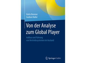 9783658101954 - Von der Analyse zum Global Player - Hatto Brenner Gudrun Haller Kartoniert (TB)