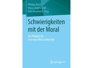 9783658102814 - Schwierigkeiten mit der Moral Kartoniert (TB)