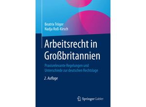 9783658103361 - Arbeitsrecht in Großbritannien - Beatrix Tröger Nadja Roß-Kirsch Kartoniert (TB)