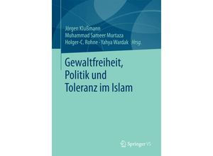 9783658104863 - Gewaltfreiheit Politik und Toleranz im Islam Kartoniert (TB)