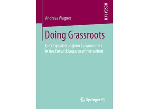 9783658106225 - Doing Grassroots - Andreas Wagner Kartoniert (TB)