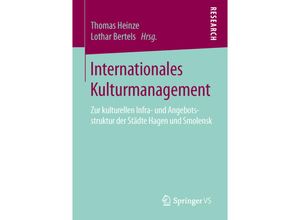 9783658108236 - Internationales Kulturmanagement Kartoniert (TB)