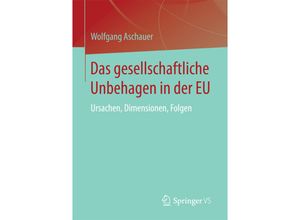 9783658108816 - Das gesellschaftliche Unbehagen in der EU - Wolfgang Aschauer Kartoniert (TB)