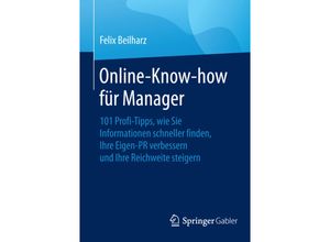 9783658109493 - Online-Know-how für Manager - Felix Beilharz Kartoniert (TB)