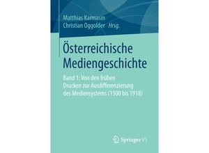 9783658110079 - Österreichische MediengeschichteBd1 Kartoniert (TB)