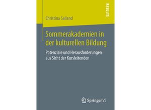 9783658110796 - Sommerakademien in der kulturellen Bildung - Christina Salland Kartoniert (TB)