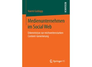 9783658117368 - Medienunternehmen im Social Web - Naemi Goldapp Kartoniert (TB)