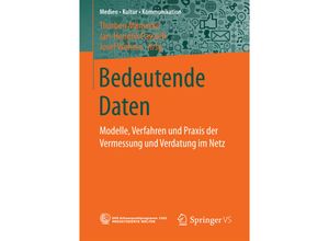 9783658117801 - Medien - Kultur - Kommunikation   Bedeutende Daten Kartoniert (TB)