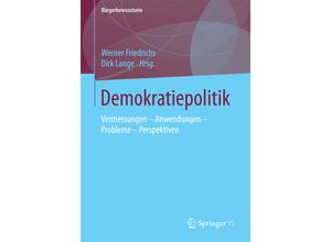 9783658118181 - Bürgerbewusstsein   Demokratiepolitik Kartoniert (TB)