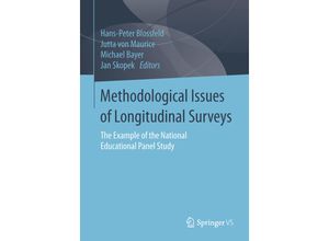 9783658119928 - Methodological Issues of Longitudinal Surveys Kartoniert (TB)