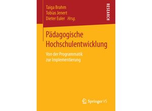 9783658120665 - Pädagogische Hochschulentwicklung Kartoniert (TB)