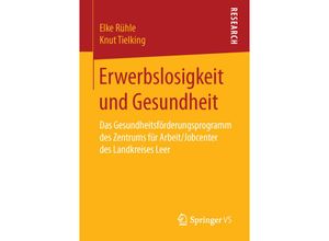 9783658120863 - Research   Erwerbslosigkeit und Gesundheit - Elke Rühle Knut Tielking Kartoniert (TB)