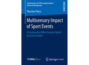 9783658121044 - Schriftenreihe der HHL Leipzig Graduate School of Management   Multisensory Impact of Sport Events - Thorsten Tham Kartoniert (TB)