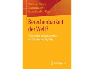 9783658121525 - Berechenbarkeit der Welt? Gebunden