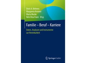 9783658125035 - Familie - Beruf - Karriere Kartoniert (TB)