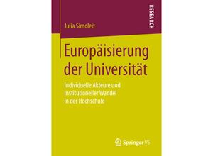 9783658125738 - Europäisierung der Universität - Julia Simoleit Kartoniert (TB)