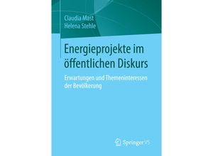 9783658127107 - Energieprojekte im öffentlichen Diskurs - Claudia Mast Helena Stehle Kartoniert (TB)