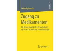 9783658128708 - Zugang zu Medikamenten - Julia Heydemann Kartoniert (TB)