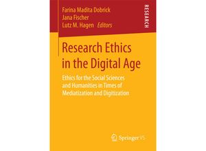 9783658129088 - Research Ethics in the Digital Age Kartoniert (TB)