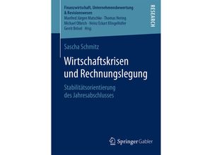 9783658132484 - Finanzwirtschaft Unternehmensbewertung & Revisionswesen   Wirtschaftskrisen und Rechnungslegung - Sascha Schmitz Kartoniert (TB)