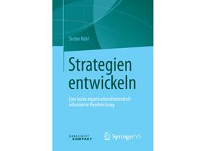 9783658133047 - Strategien entwickeln - Stefan Kühl Kartoniert (TB)