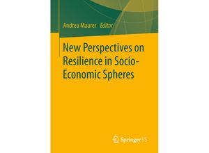 9783658133276 - New perspectives on resilience in socio-economic spheres Kartoniert (TB)