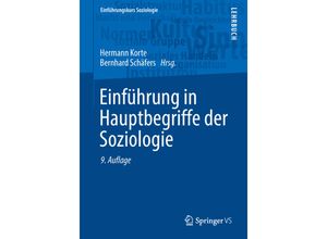 9783658134105 - Einführungskurs Soziologie   Einführung in Hauptbegriffe der Soziologie Kartoniert (TB)