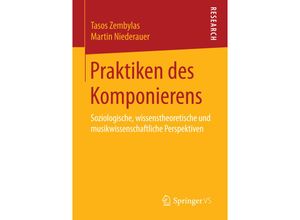 9783658135072 - Praktiken des Komponierens - Tasos Zembylas Martin Niederauer Kartoniert (TB)