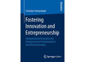 9783658135119 - Fostering Innovation and Entrepreneurship - Christian Schwarzkopf Kartoniert (TB)