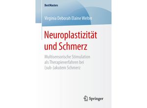 9783658135300 - BestMasters   Neuroplastizität und Schmerz - Virginia Deborah Elaine Welter Kartoniert (TB)