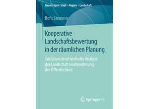 9783658136055 - RaumFragen Stadt - Region - Landschaft   Kooperative Landschaftsbewertung in der räumlichen Planung - Boris Stemmer Kartoniert (TB)