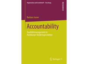 9783658136512 - Organisation und Gesellschaft - Forschung   Accountability - Barbara Junne Kartoniert (TB)