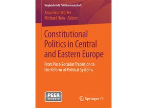 9783658137618 - Vergleichende Politikwissenschaft   Constitutional Politics in Central and Eastern Europe - Hanspeter Kriesi Kartoniert (TB)